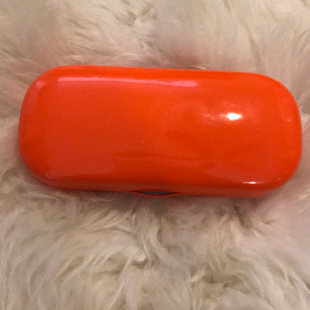 Case for glasses bright orange